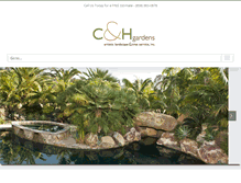 Tablet Screenshot of chgardens.com